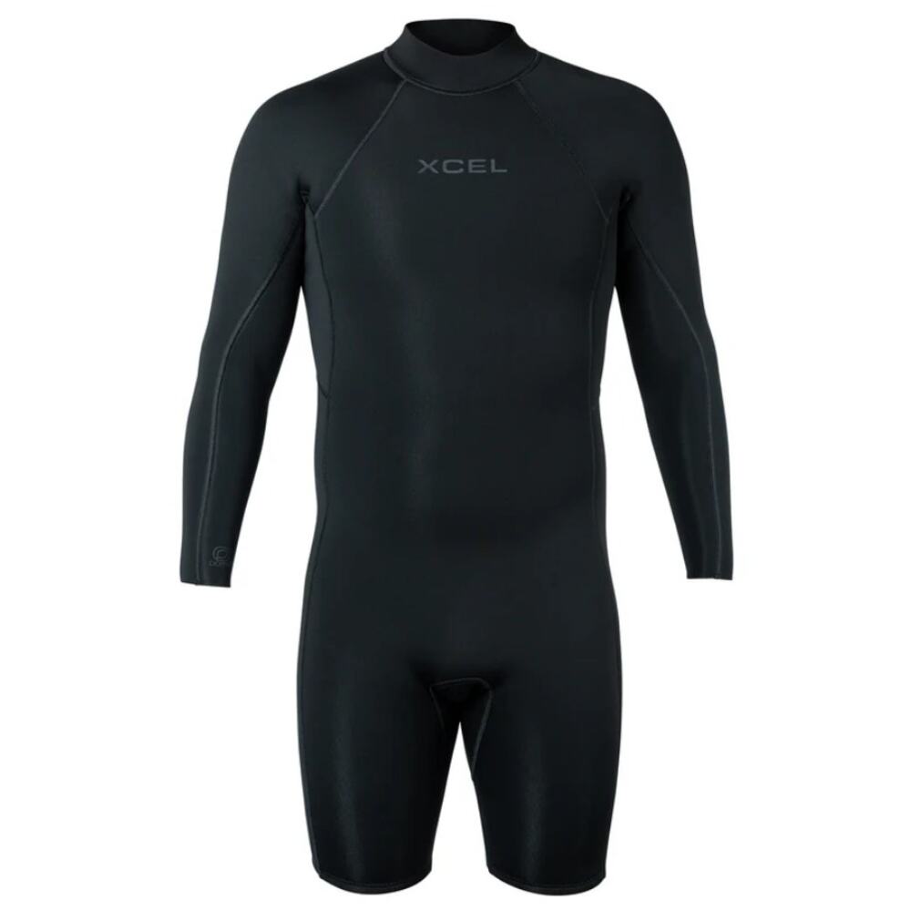 XCEL Men's Black Axis Long Sleeve Spring Wetsuit Size 2XL